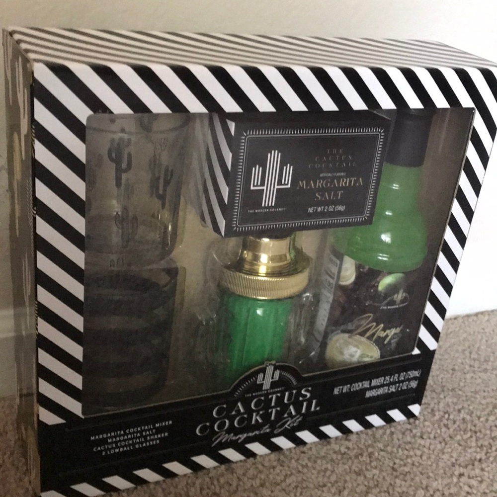 Cactus cocktail margarita kit